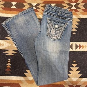 Women’s Cowgirl Tuff bootcut jeans 28x35